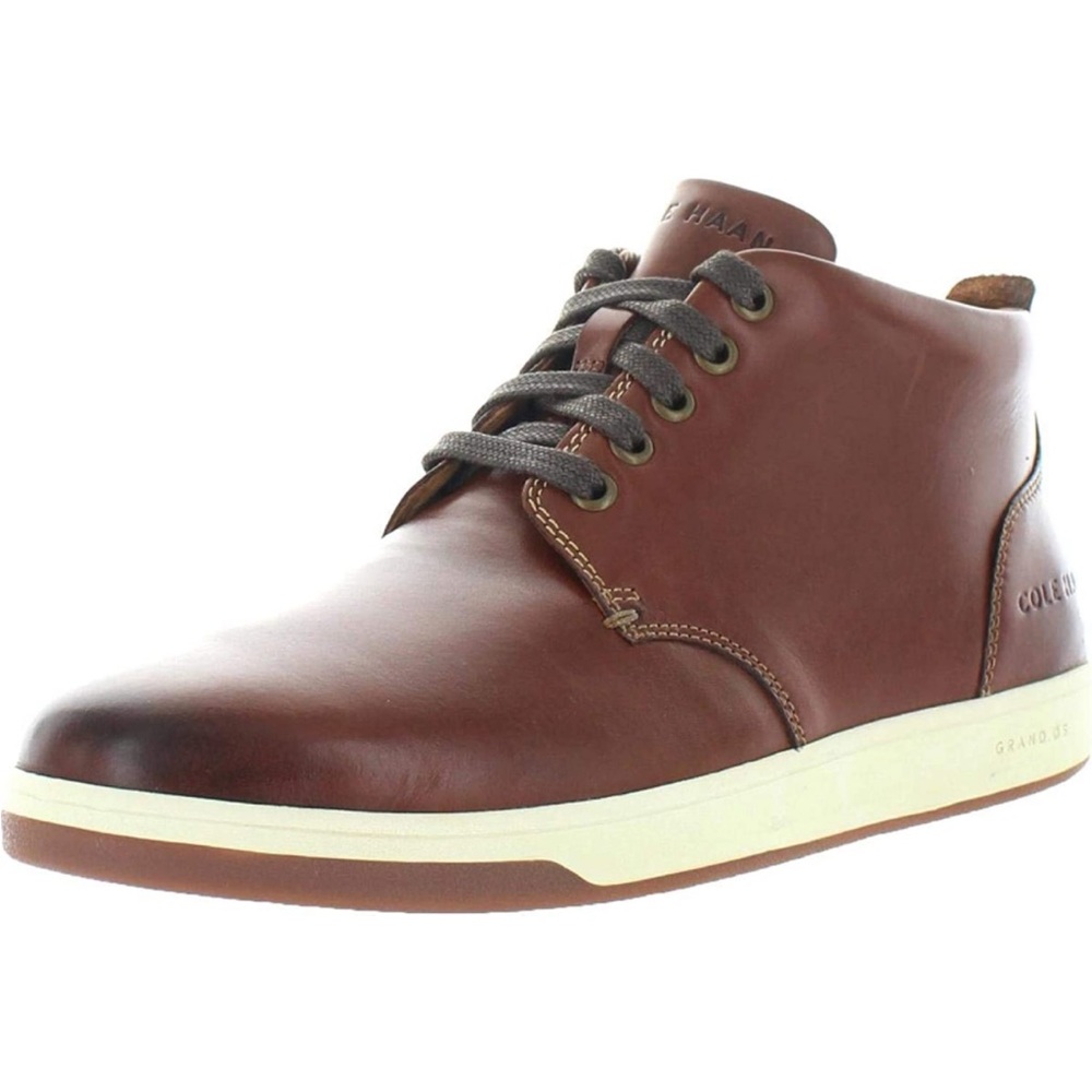 Cole Haan Vartan 2.0 Midcut C32238 Woodbury Smooth Leather Sneaker Size 11 Men’s